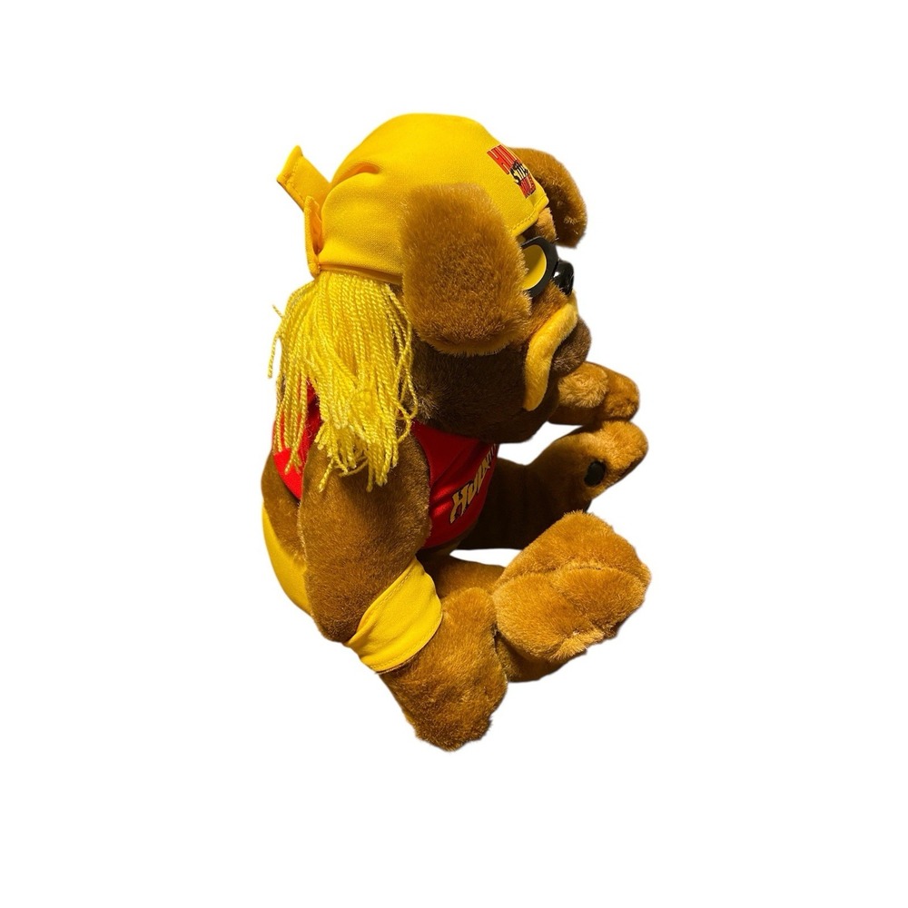WWE WWF RARE HULK HOGAN PLUSH BULLDOG 2002 Hulk Still Rules Hulkamania - Picture 2 of 6